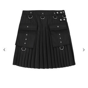 Givenchy high wasted kilt skirt